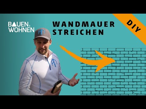 Garten: So streicht der Wandprofi eine Gartenmauer | Der Wandprofi