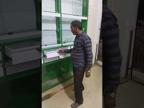 Mild steel medical store drawer counter