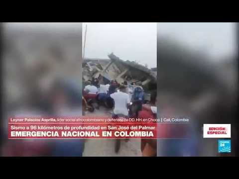 Leyner Palacios: "La naturaleza golpeó al Chocó, un pueblo golpeado por la falta de Estado"