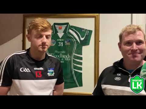 Newcastle West's Martin Madden and Tony Kelly look ahead to their Premier Junior Football Final