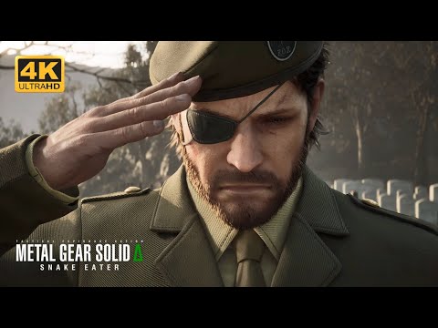 A True Patriot Ending Cutscene | Metal Gear Solid Delta: Snake Eater 4K