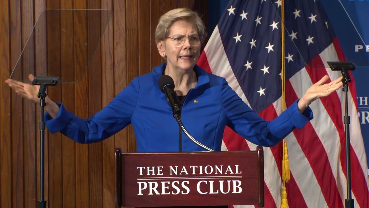 Elizabeth Warren Addresses The Future Of The Democratic Party