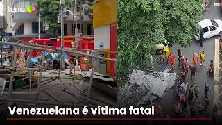 Queda de estrutura mata ambulante e deixa outras duas pessoas feridas em Copacabana