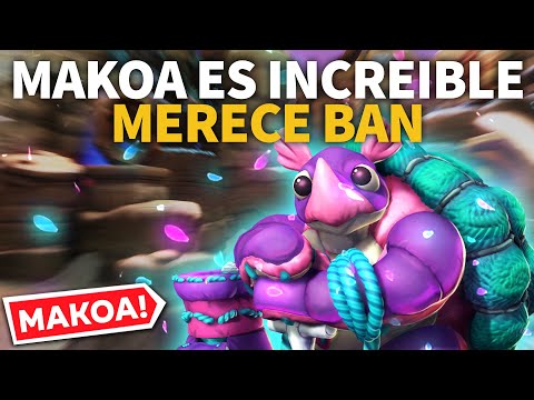 MAKOA ES ABSURDO Y DEBES BANEARLO en ranked | Paladins Gameplay
