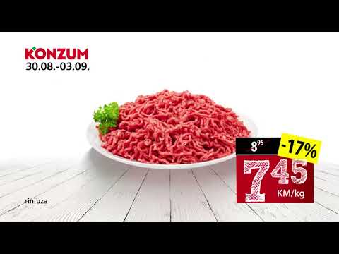 Konzumova produžena Vikend akcija! 30.08.-03.09.2017.