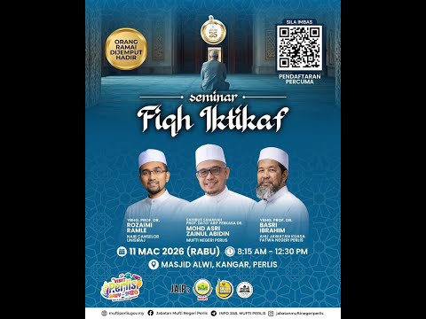 (LIVE) 11-03-2026 Seminar Fiqh Iktikaf