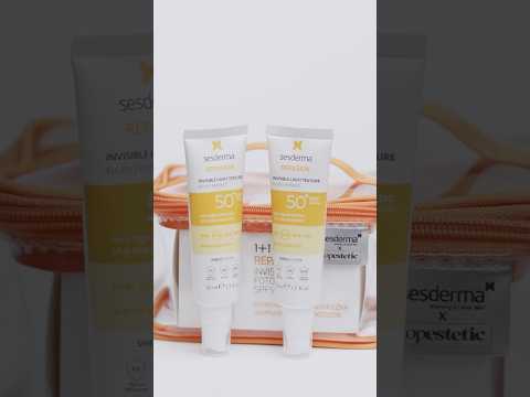 Sesderma Repaskin Fluido Invisible SPF 50+ New x 2 ZESTAW Emulsja 50 ml x 2 + Kosmetyczka - VIDEO