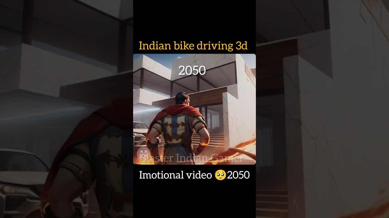 Indian bike driving 3d in 2050😱|imotional video 🥺#indianbikedriving3d #blasterindiangamer