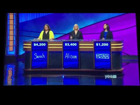 Double Jeopardy, Sarah Jett Rayburn Day 3 - $600 wager on the 2nd Daily Double (4/28/20)