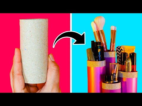 40 CREATIVE WAYS TO REUSE TOILET ROLLS || Toilet Paper Roll Crafts by 5-Minute Recipes!