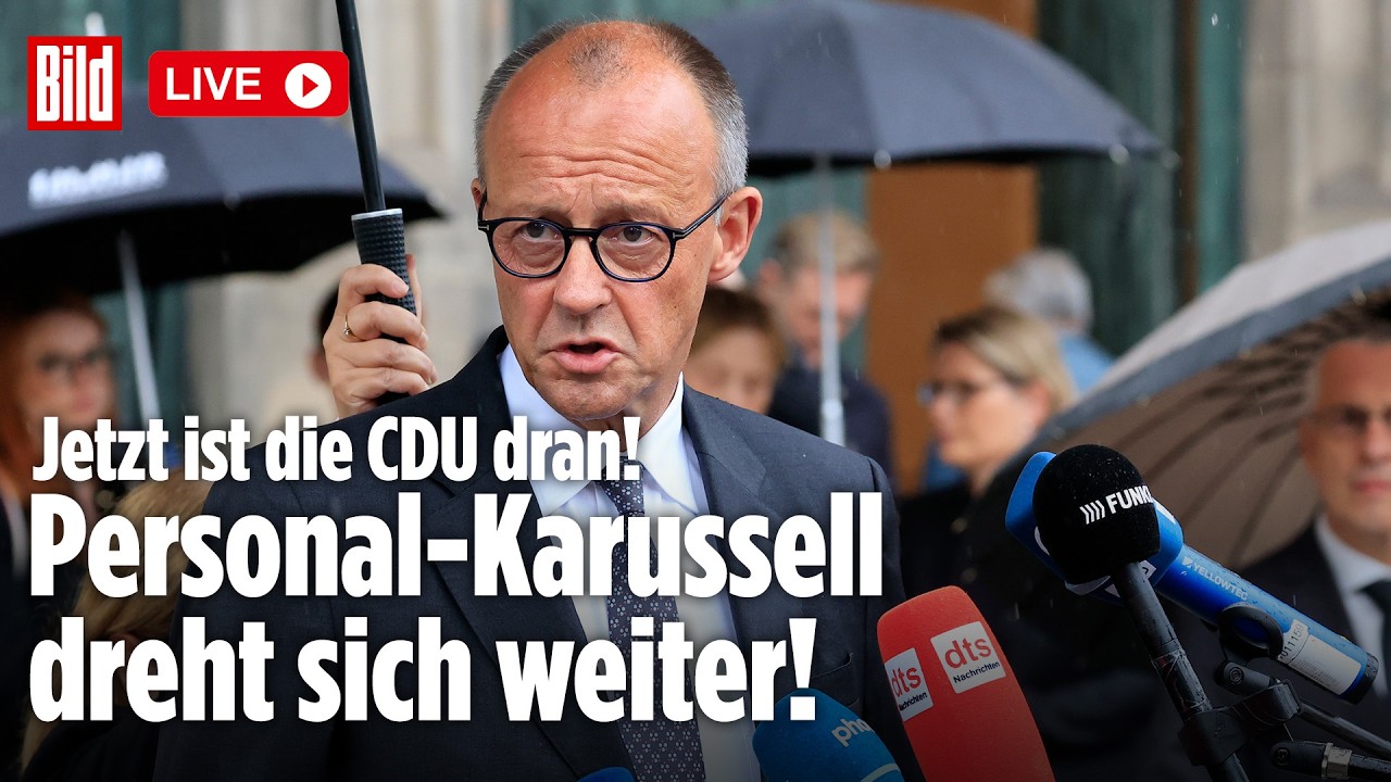 🔴 Merz krempelt seine Partei um: Hoppermann wird neue CDU-Generalsekretärin! | BILD LIVE