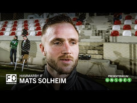 FÖRSÄSONG MED FD: Mats Solheim (Hammarby)