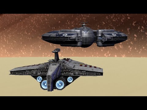 Clone Wars AI Space Battles - Galactic Republic vs Separatist Alliance - Empire at War Remake Mod