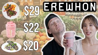 Trying the Most Expensive Dishes from EREWHON (LA's luxury supermarket) | YB vs. FOOD