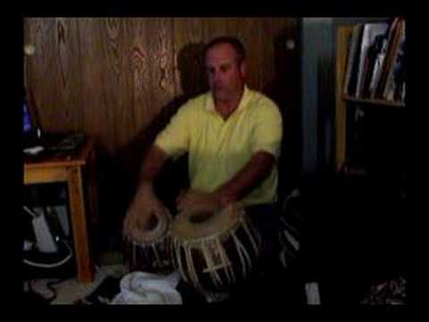 tabla dhere demo by my teacher   Jim Feist