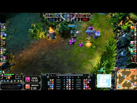 CLG versus Dignitas game 1 (National ESL Pro Series Season 5 group stage)
