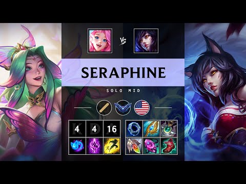 Seraphine Mid vs Ahri - NA Diamond Patch 14.24