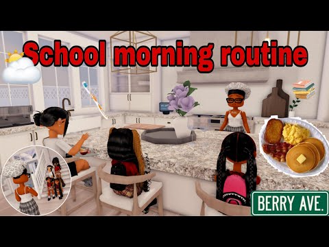 FIRST DAY OF SCHOOL MORNING ROUTINE! *SNOW IS A FRESHMAN*|Berry Ave Roleplay