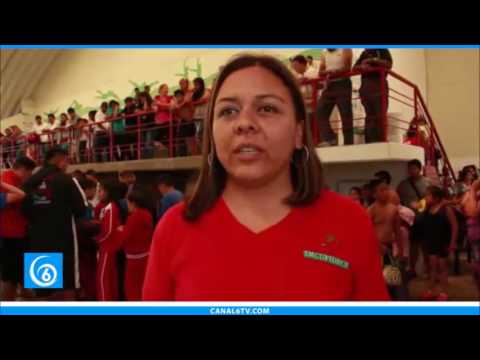 Se realizó el 2º torneo de natación en el Deportivo el Tepalcate en Chimalhuacán