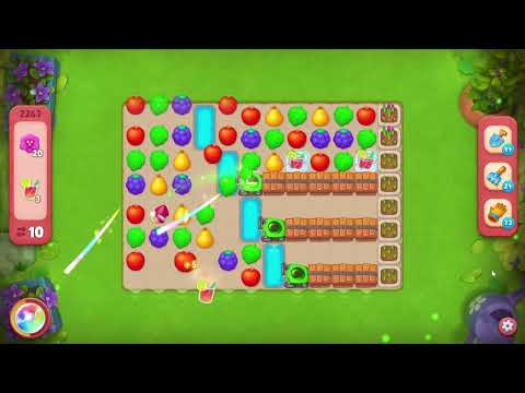 Gardenscapes 2263 Hard Level - 19 moves - NO BooSTERS
