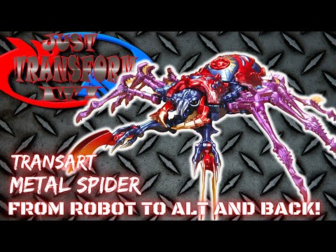 JUST TRANSFORM IT!: TransArt Metal Spider (Transmetal 2 Blackarachnia)