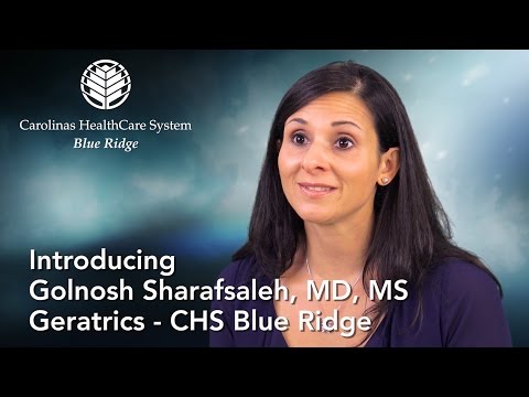 Introducing Geriatrician, Golnush Sharafsaleh, MD, MS