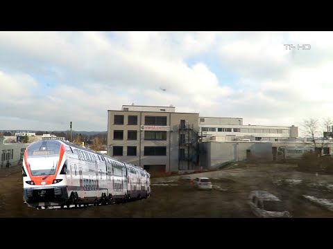 Zug Mitfahrt Niederweningen - Rapperswil , Rümlang - Glattbrugg , Train ride, Viagem de trem