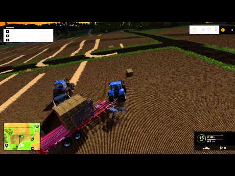 Zagrajmy w Farming Simulator 2015 na multiplayer - Prasowanie u Giezeta /Giezet i Pizmaczek.
