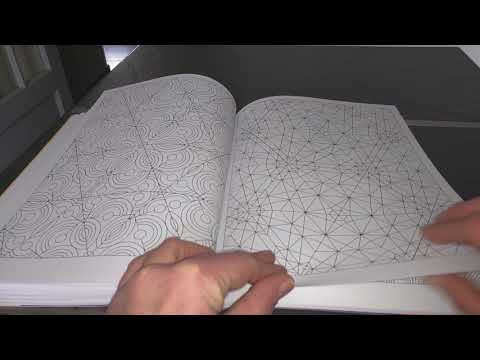 Livre de Coloriage anti-stress adulte. Illusions d'optique et kaléidoscopes