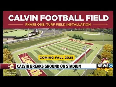 Calvin breaks ground on football stadium