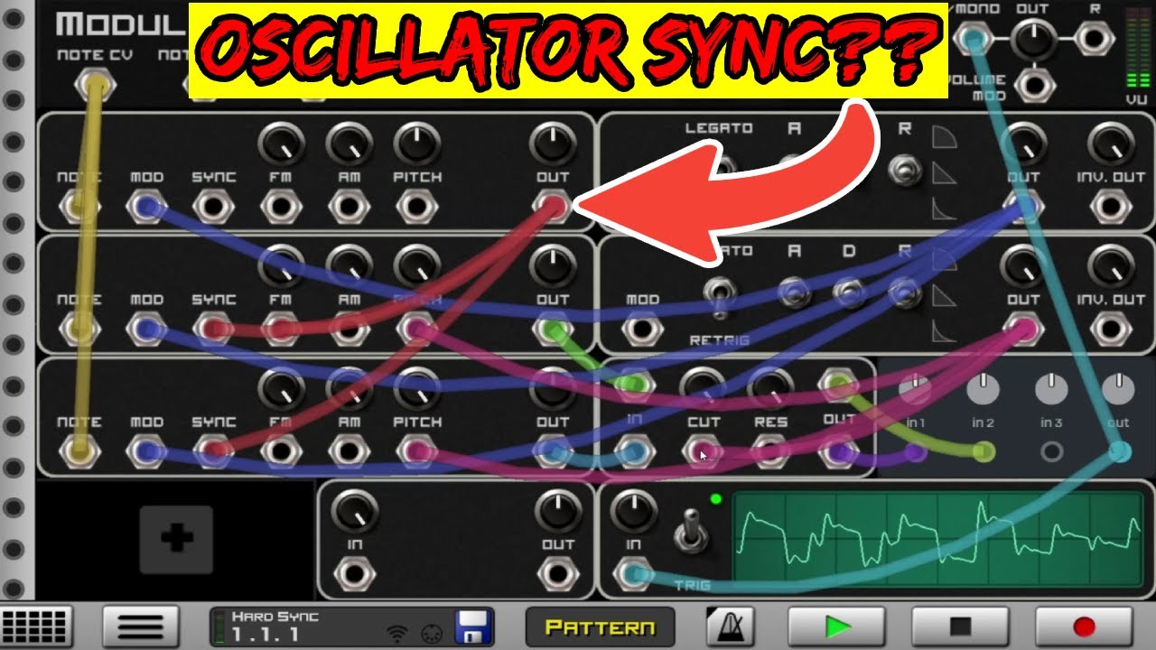 What is Oscillator Sync? +Sync Effect Modular Patch