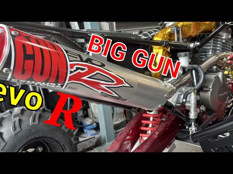 400ex. Big Gun evo R. exhaust sound