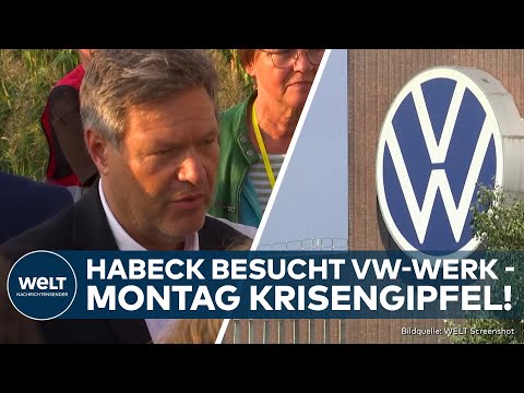 VOLKSWAGEN: Robert Habeck besucht VW-Werk in Emden! Angeblich 30.000 Jobs in Gefahr!