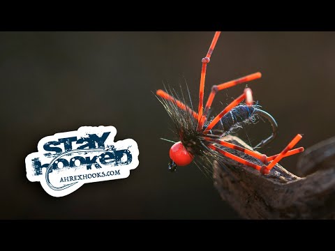 Ahrex - Orange Bead Daddy - tied by Håkan Karsnäser