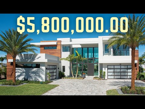 $5,800,000 Modern Luxury Home | Dali | GL Homes | Boca Bridges