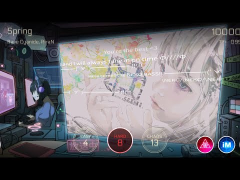 Rave Cyanide, RiraN - Spring (MM Hard) [Cytus II]