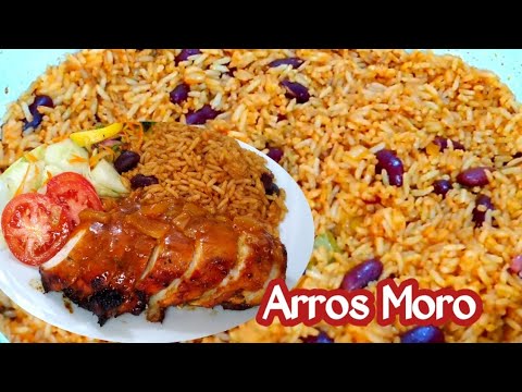 Arros Moro//Antillianse Arros Moro//Rice and kidneybean/rijst met kidneybonen/How to make Arroz Moro
