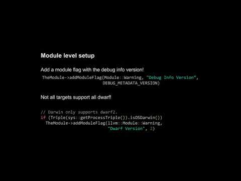 2014 LLVM Developers’ Meeting: “Debug Info Tutorial ”