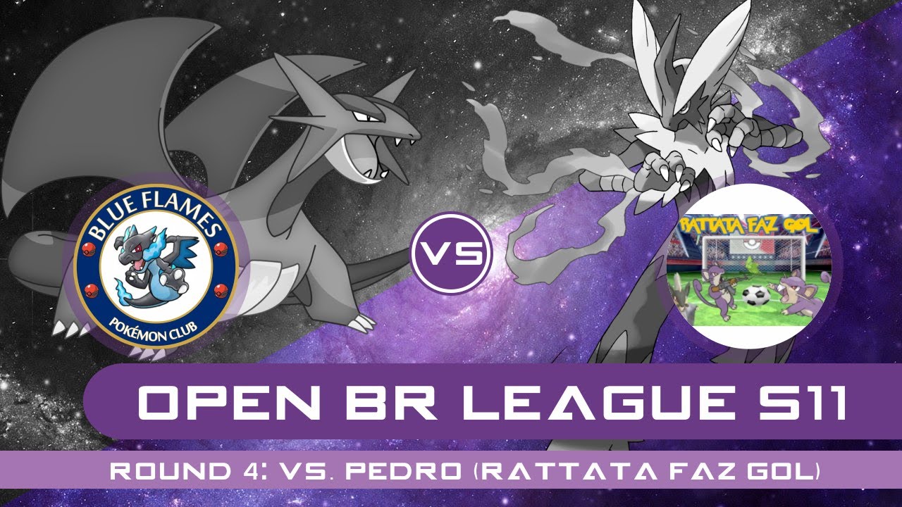 OPEN BR LEAGUE 11 - Round 4 Vs: Pedro (Rattata faz gol) | Liga Draft Pokémon