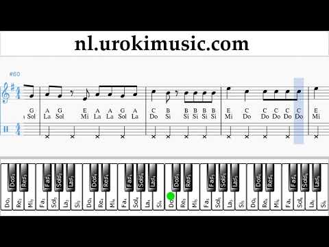 Pianoles (rechter hand) Lele Pons - Celoso Muzieknoten Cursus um-i374