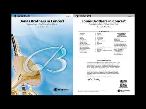 Jonas Brothers in Concert, arr. Michael Story – Score & Sound