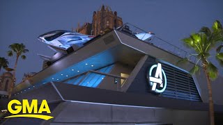 1st look at new Avengers campus at Disney California Adventure Park l GMA