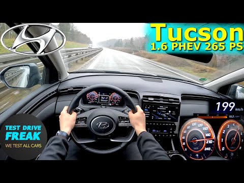 2024 Hyundai Tucson 1.6 T-GDI PHEV 4WD 265 PS TOP SPEED AUTOBAHN DRIVE POV