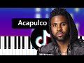 Jason Derulo - Acapulco  (Piano Tutorial)