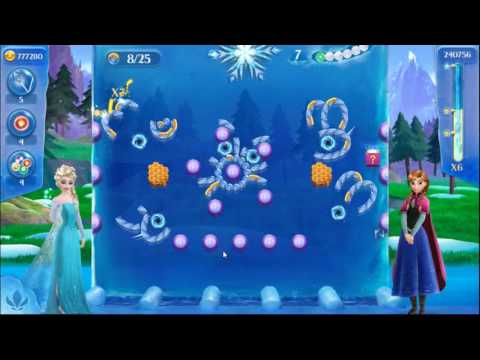 Frozen Free Fall: Icy Shot Level 210 - NO BOOSTERS ☃☃☃