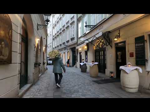 Vienna Walking Tour in March 2022, St. Stephan Platz, Austria | 4K | ASMR | City Ambience