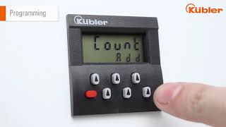 How to program the Electronic Preset Counter Type 901