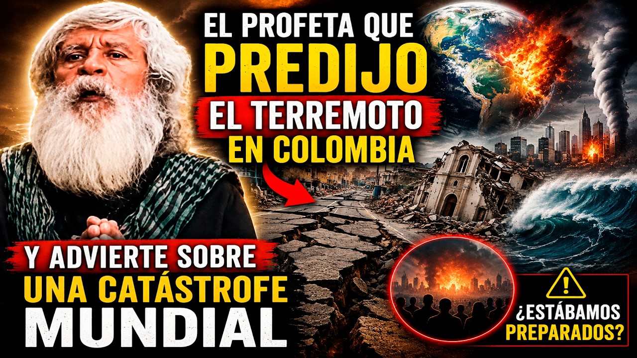 EL PROFETA QUE PREDIJO EL TERREMOTO EN COLOMBIA… Y AHORA ADVIERTE DE UNA CATÁSTROFE MUNDIAL