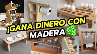 200 Ideas de Muebles de Madera para Vender y Ganar Dinero (Carpintería