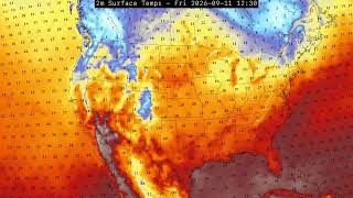 US weather forecast two week outlook -  GFS Run: 2026-09-10 00z